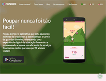 Tablet Screenshot of poupacerto.com